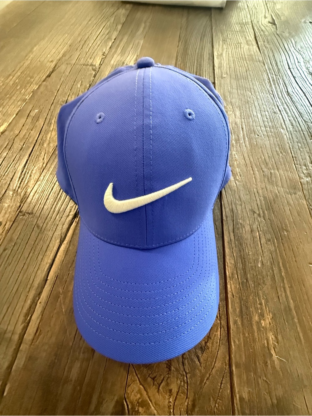 Nike Periwinkle Blue Swoosh Cap with White Logo